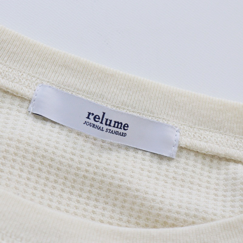 ジャーナルスタンダード レリューム JOURNAL STANDARD relume TCワッフルロングスリーブTシャツ F/ベージュ【2400073233950】の画像6