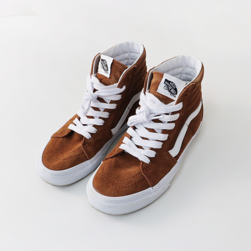 バンズ VANS 507698 SK8-HI スケートハイ5 ハイカットスニーカー 23.5/ブラウン 靴【2400013835312】_画像2