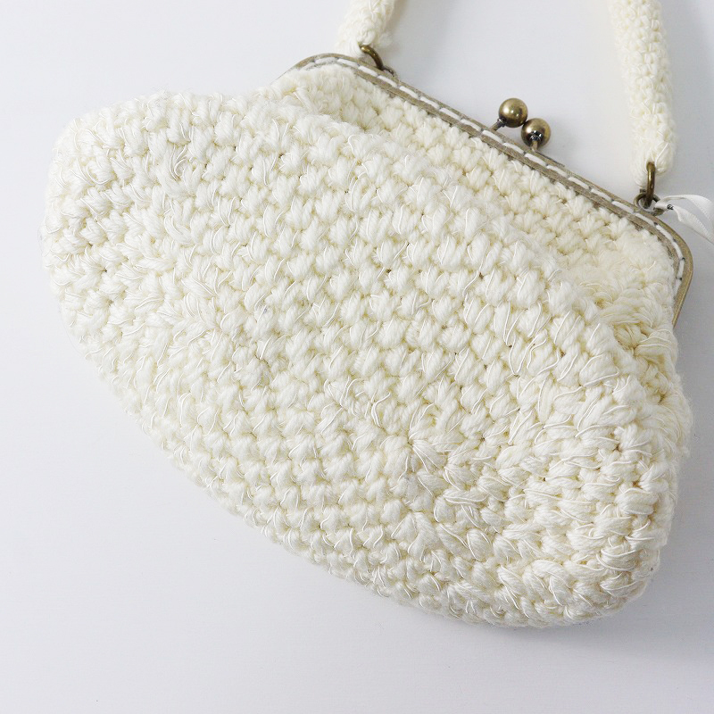 ビリティス ディセッタン Bilitis dix-sept ans　Crochet Hand Bag クロシェハンドバッグ /アイボリー【2400013835985】_画像4