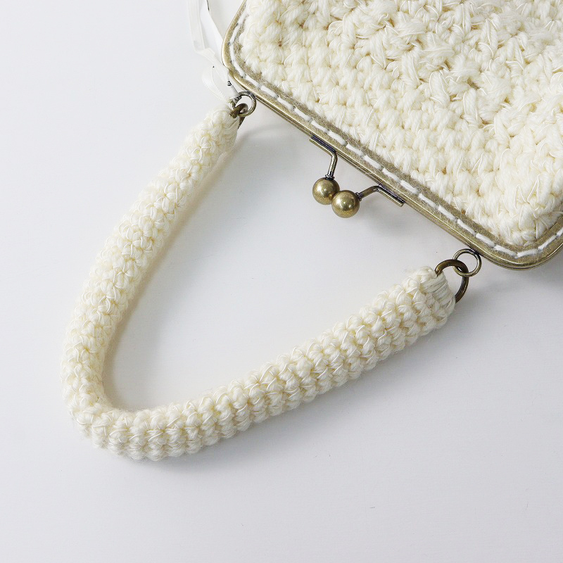 ビリティス ディセッタン Bilitis dix-sept ans　Crochet Hand Bag クロシェハンドバッグ /アイボリー【2400013835985】_画像3