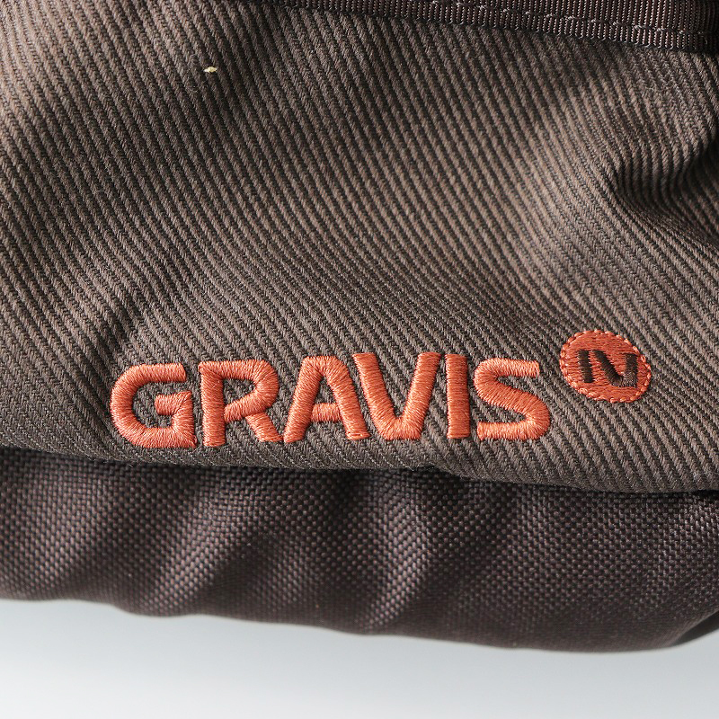 美品 グラビス GRAVIS ボディバッグ/ブラウン ウエストポーチ 鞄【2400013848237】の画像7