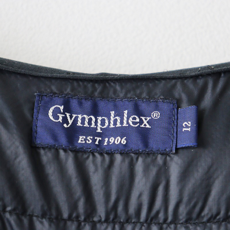 ジムフレックス Gymphlex J-1187 LIGHT DOWN PARKA ライトダウンパーカー 12/ブラック アウター【2400013849210】_画像8