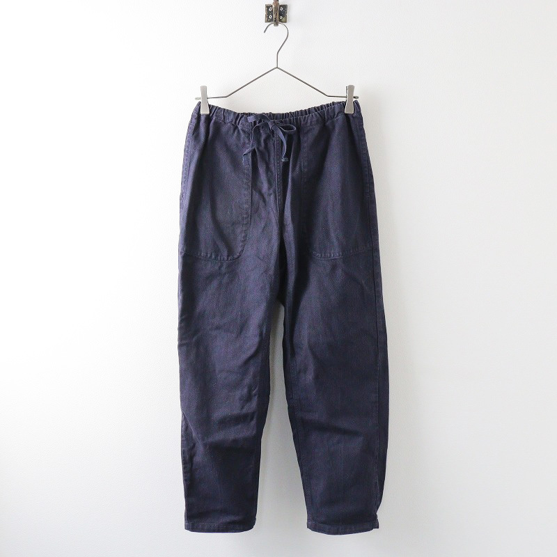 tigrubro can teTIGRE BROCANTE cotton Easy pants S/ navy bottoms [2400013847049]