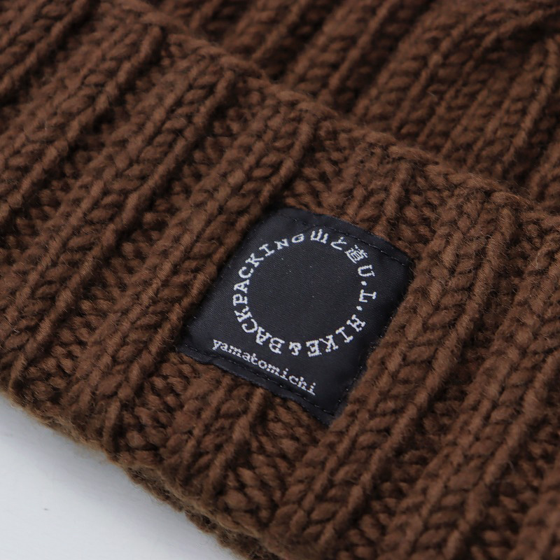 美品 山と道 yamatomichi merino knit cap メリノニットキャップ M/ブラウン 小物【2400013848732】の画像5