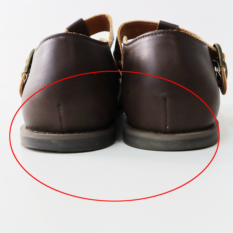  beautiful goods sa man sa Moss Moss Samansa Mos2 SM2 T strap shoes M/ dark brown [2400013852685]
