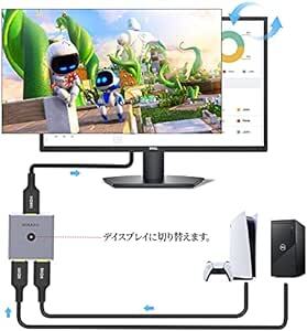 NIMASO HDMI 分配器 hdmi 切替器/セレクター (安定版) 4K 60HZ 3D/1080p 双方向 2入力1出力/_画像3