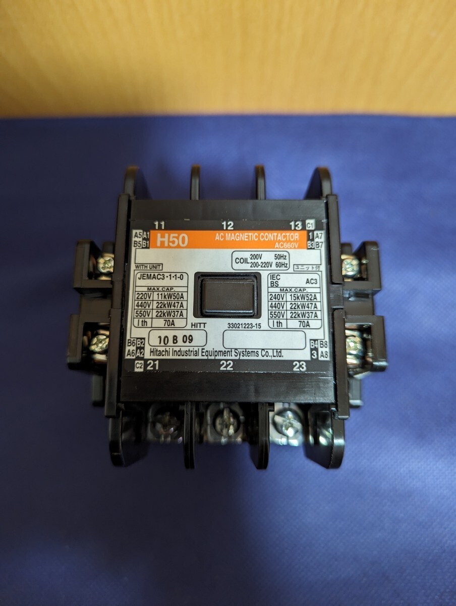 日立 電磁接触器 H50 AC-200V 2a2b|Yahoo!フリマ(旧PayPayフリマ) 日立 電磁接触器 H50 AC-200V 2a2b|Yahoo!フリマ(旧PayPayフリマ)
