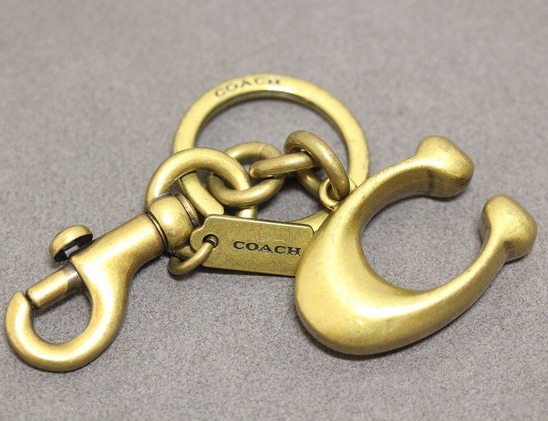 COACH Coach set bracele key holder Logo plate key ring 