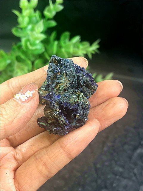 ◆AAAA級天然石極上質品アズライト【藍銅鉱】原石179U3-47U257D_画像7