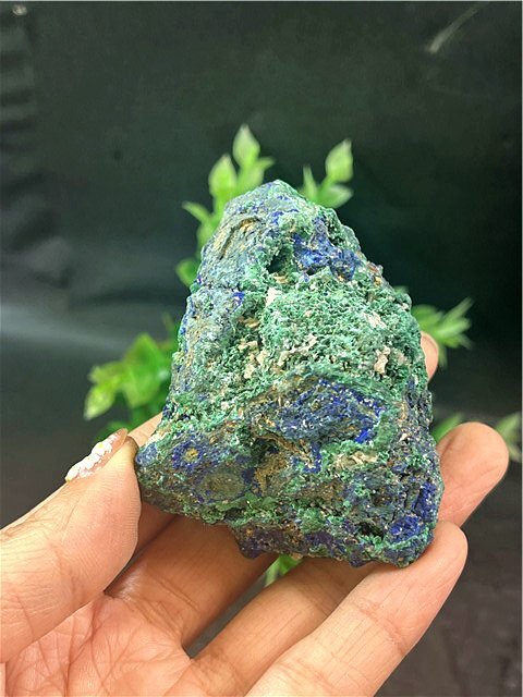 ◆AAAA級天然石極上質品アズライト【藍銅鉱】原石179U3-76U260D_画像5