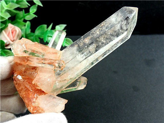 「在庫処分」◆超強いパワーヒマラヤ産天然水晶クラスター177B6-33B60bの画像1