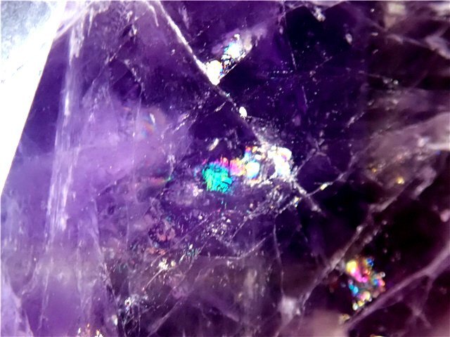 天然～愛の守護石～夢幻紫水晶アメジスト六角柱179G2-114G10D_画像6