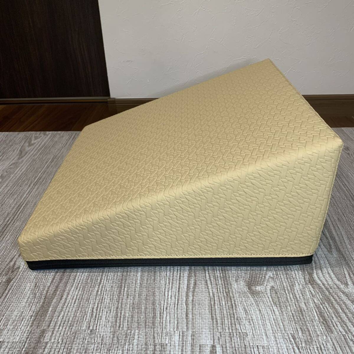 【美品】SANTEPLUS サンテプラス Flexcushion フレックスクッション ストレッチ ヨガ 健康器具 エクササイズ 骨盤 柔軟 ベージュ 