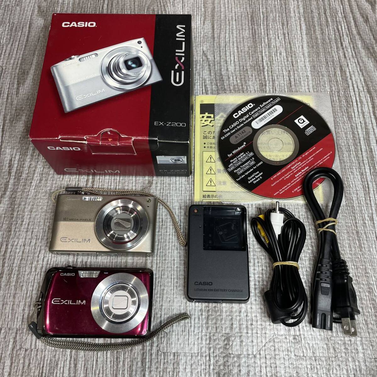 CASIO カシオ EXILIM エクシリム コンパクトデジタルカメラ EX-Z200 EX-Z1 2台の画像1