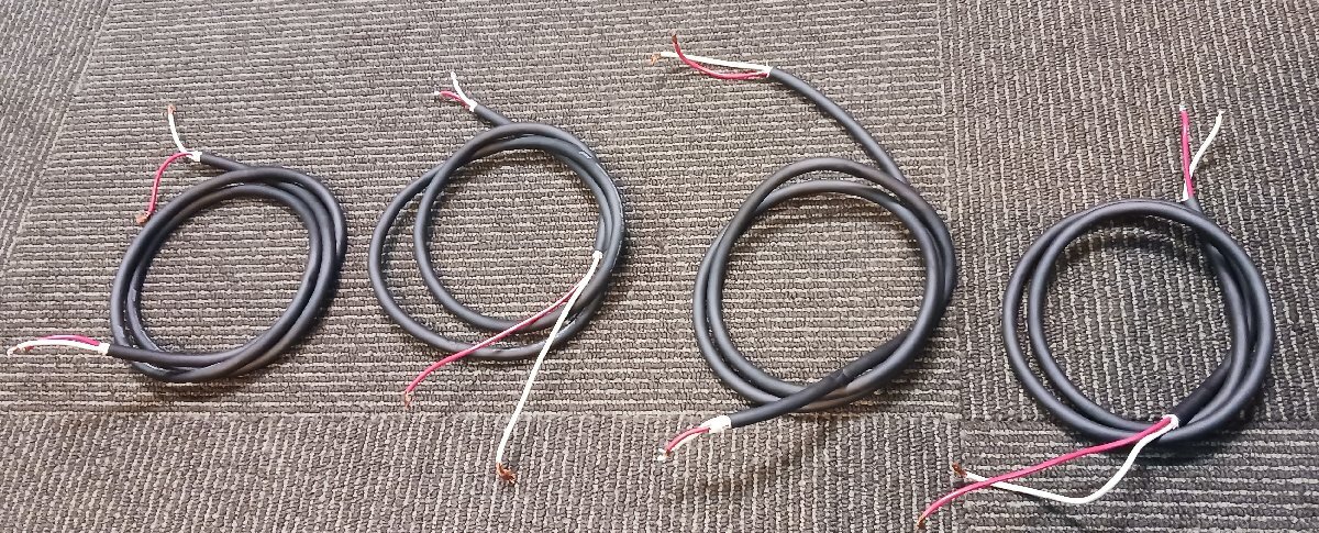 Harmonix HS-101 speaker cable 100cm x3ps.@90cm 1 pcs total 4 pcs set present condition goods 
