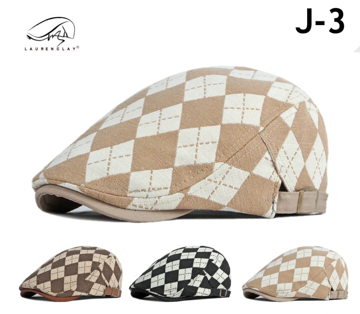 ハンチング帽子メンズ ハンチング ベレー帽 デニムハンチング ウオッシュ加工 ダメージ加工 カジュアル派帽子 メンズ Jカラーの画像3