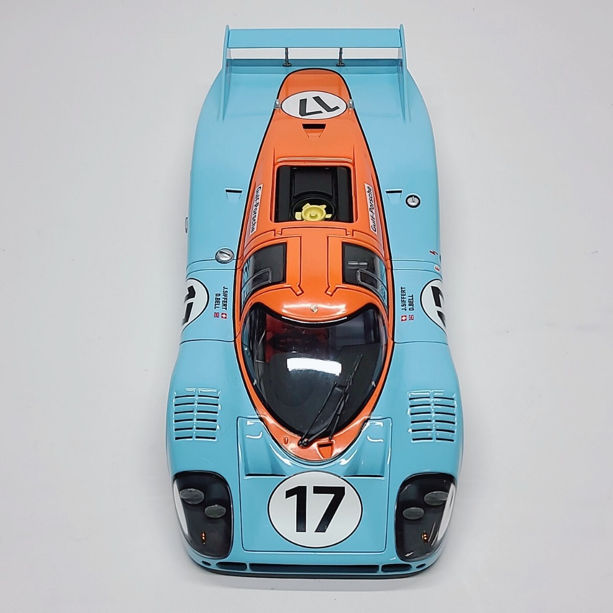 【K1】1/18 AUTOart 87170 PORSCHE 917 LONG TAIL LEMANS 1971 J.SIFFERT/D.BELL #17 オートアート ポルシェ 917 ロングテール ルマンの画像5