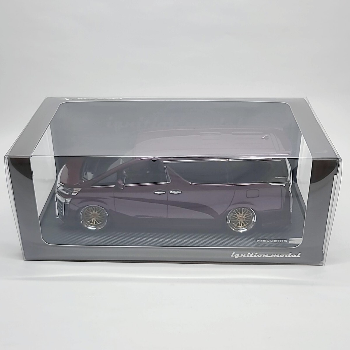 【K1】1/18 ignition model 1674 Toyota Vellfire (H3OW) ZG Purple Metallic イグニッションモデル トヨタ ヴェルファイア パープル