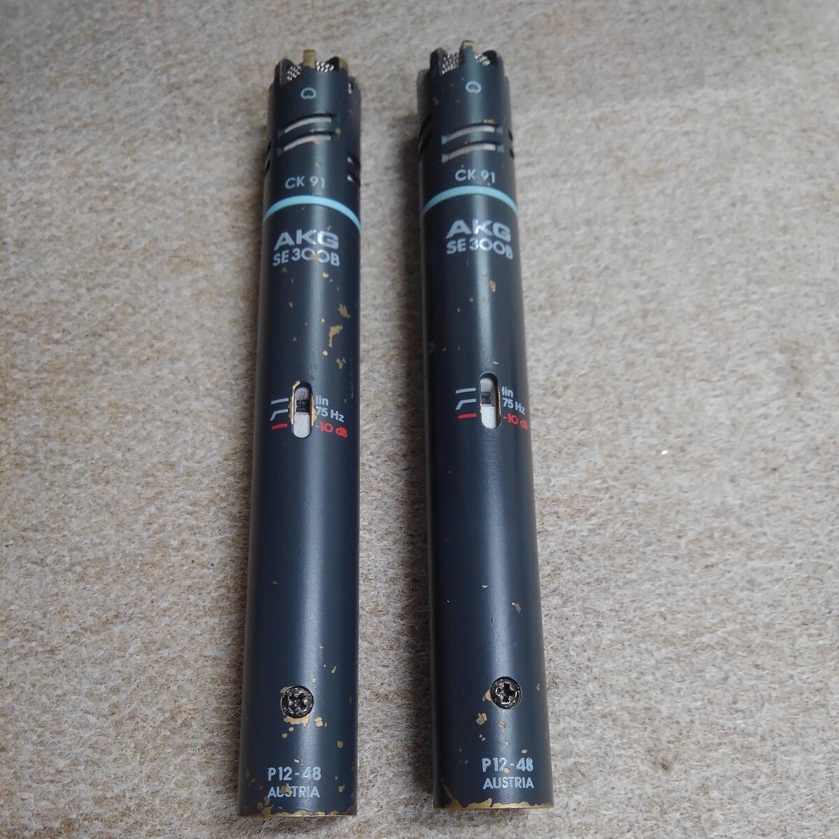 AKG 391B(SE 300 B CK 91) コンデンサマイク2本セット Yahoo!オークション - AKG C391B(CK91/SE300B) 2本セット