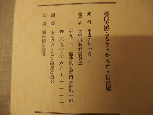 0441003h【越前大野 ふるさとかるた 自然編 人物編】中古品/箱19.3×13.8×3.5cm程度_画像5