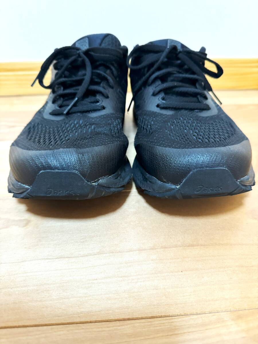 asics GEL-KAYANO 26 Extra Wide Black/Black アシックス ゲルカヤノ 4E 黒の画像2