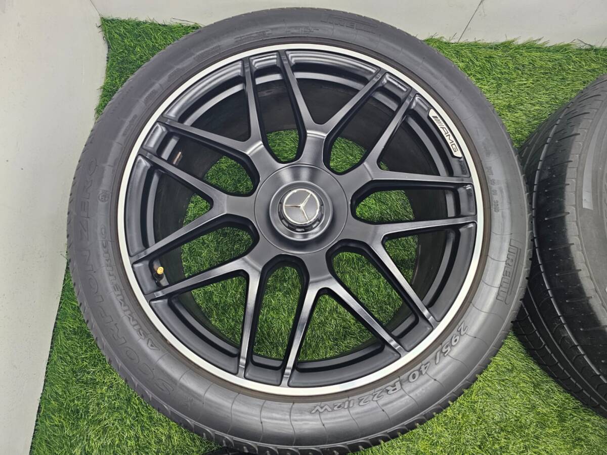 Mercedes BENZ AMG W463 Gクラス G63 エディション463 純正 22ホイール 4本 PIRELLI 295/40R22 G350 G400 G500_画像2