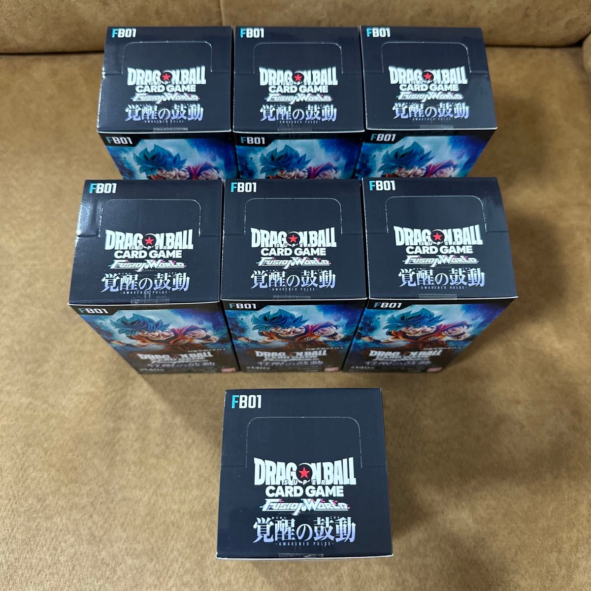 7BOX テープ付き ドラゴンボール フュージョンワールド 覚醒の鼓動 DRAGONBALL カードゲーム FB01 新品 未開封
