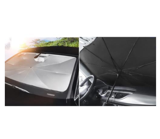 レクサス 簡単装着 車用サンシェード 折りたたみ式 傘型 日よけ フロントガラス 遮光 遮熱 紫外線カット収納ポーチ 車中泊 の画像7
