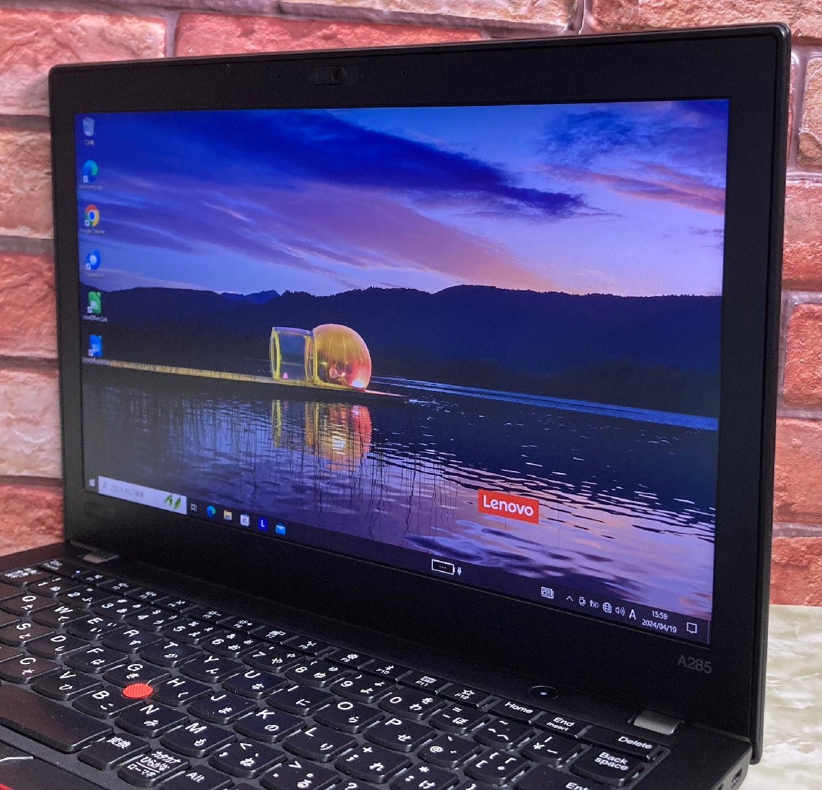 1円～ ●ジャンク LENOVO ThinkPad A285 / Ryzen 5 PRO 2500U (2.00GHz) / メモリ 16GB / SSD 180GB / 12.5型 フルHD / Win10 Proの画像3