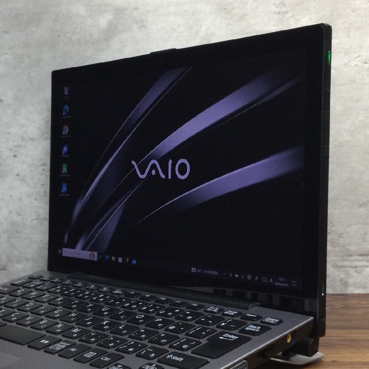 1円～ ●SONY VAIO Pro PA / Core i5 8200Y (1.30GHz) / メモリ 8GB / SSD 256GB / 12.5型 フルHD (1920×1080) / Windows10 Pro 64bitの画像3