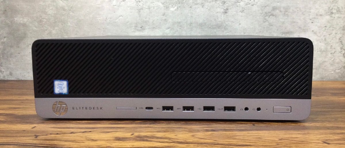 1円～ ●HP ELITEDESK 800 G4 SF / Core i7 8700 (3.20GHz) / メモリ 16GB / HDD 1TB / DVD / Windows10 Pro 64bitの画像1