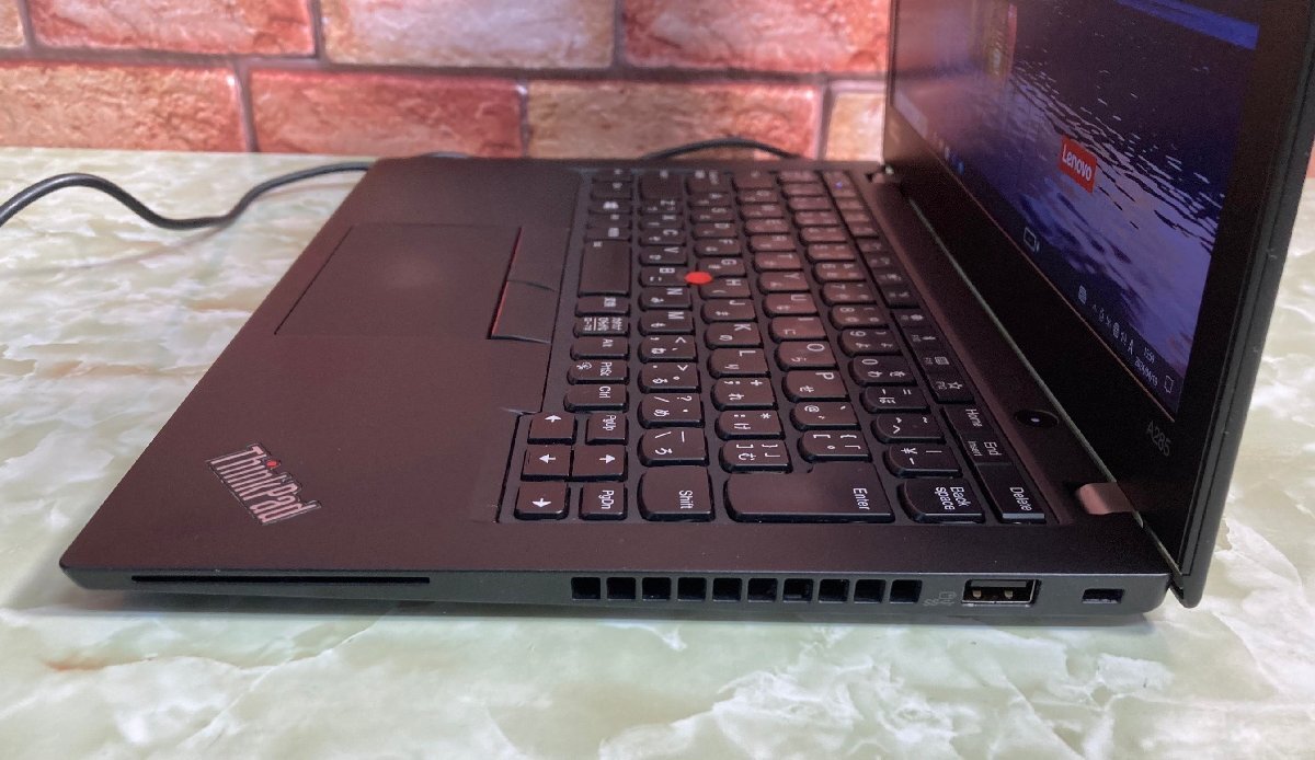 1円～ ●ジャンク LENOVO ThinkPad A285 / Ryzen 5 PRO 2500U (2.00GHz) / メモリ 16GB / SSD 180GB / 12.5型 フルHD / Win10 Proの画像8