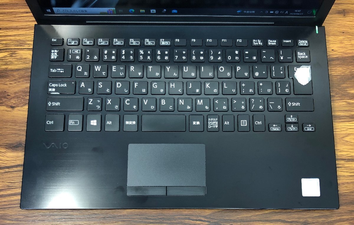 1円～ ●SONY VAIO Pro PG / Core i5 7200U (2.50GHz) / メモリ 8GB / SSD 256GB / 13.3型 フルHD (1920×1080) / Windows10 Pro 64bitの画像6