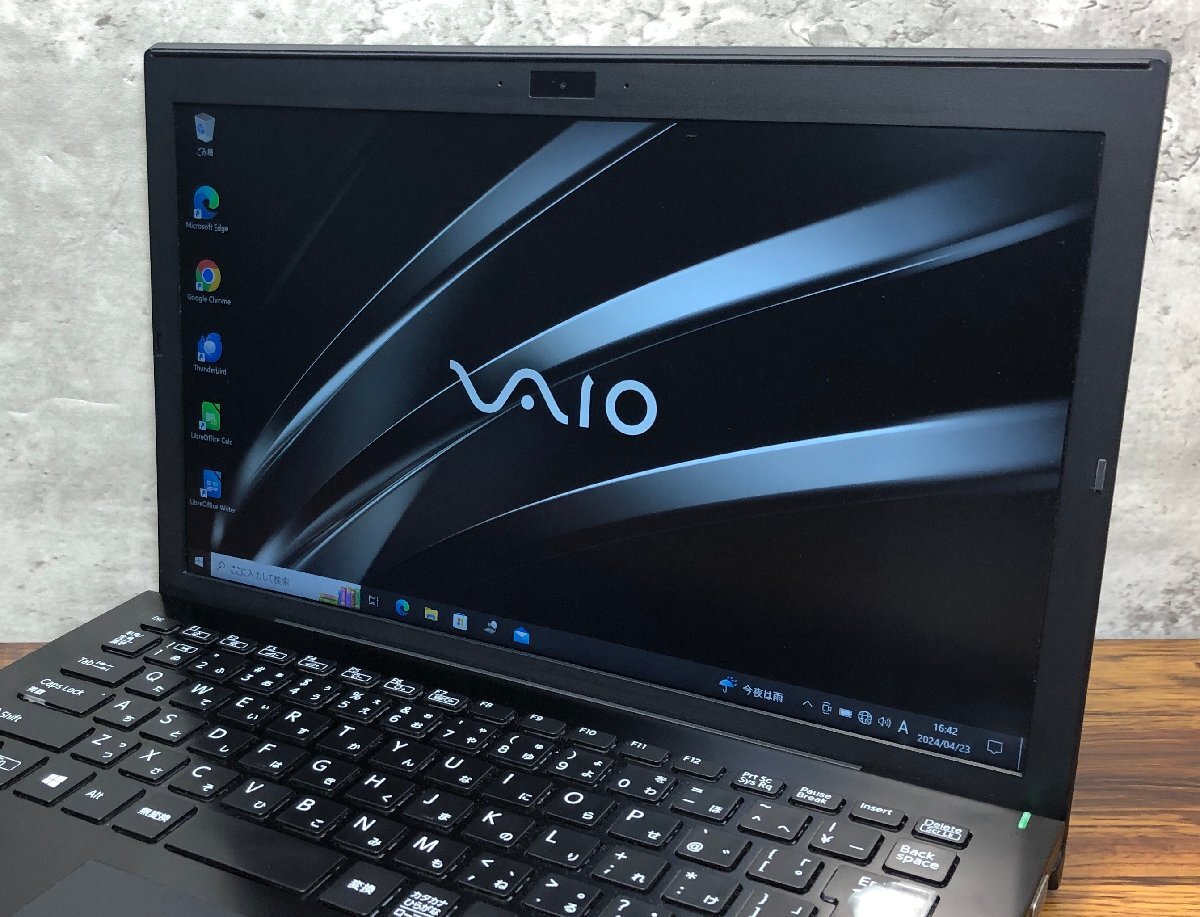 1円～ ●SONY VAIO Pro PG / Core i5 7200U (2.50GHz) / メモリ 8GB / SSD 256GB / 13.3型 フルHD (1920×1080) / Windows10 Pro 64bitの画像3