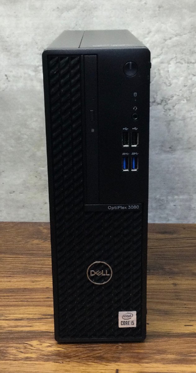 1円～ ●DELL OPTIPLEX 3080 SFF / 第10世代 Core i5 10505 (3.20GHz) / メモリ 8GB / HDD 500GB / DVD / Windows10 Pro 64bitの画像1