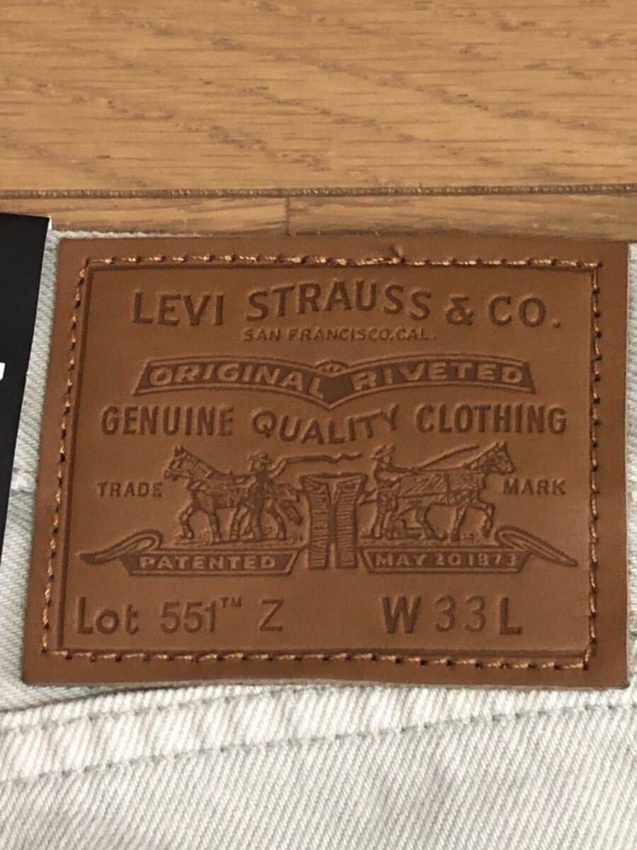 Levi's 551Z AUTHENTIC STRAIGHT CROP OPAL ROCK W33_画像5