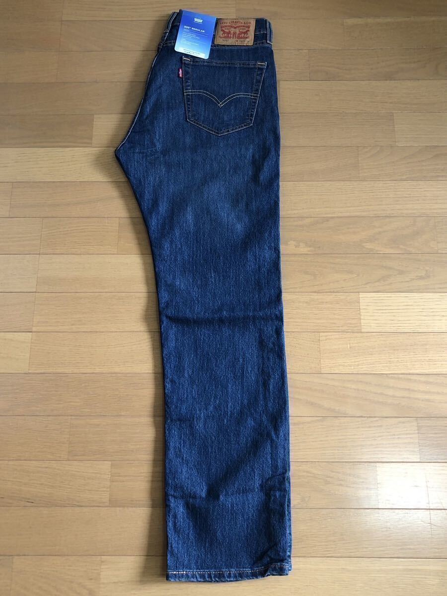 Levi's 505 REGULAR FIT WORN IN DARKINDIGO COOL W34 L32_画像2