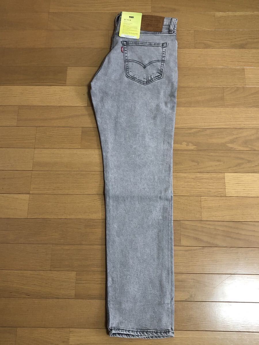 Levi's 511 SLIM GRAY STONEWAS W32 L32_画像2