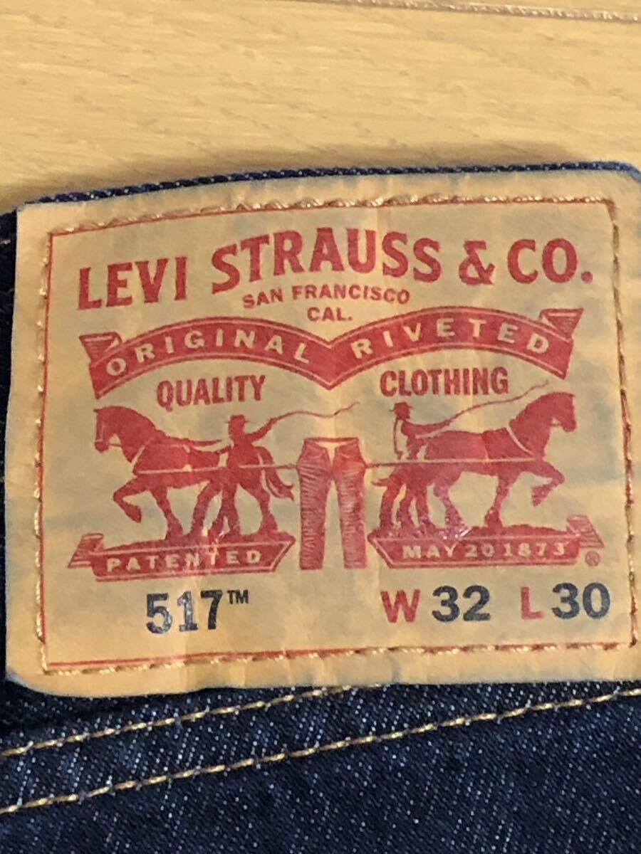 Levi's 517 BOOTCUT DARK INDIGO W32 L30