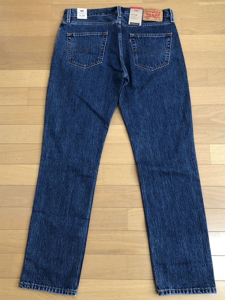 Levi's 511 SLIM FIT DARK INDIGO W34 L32_画像4