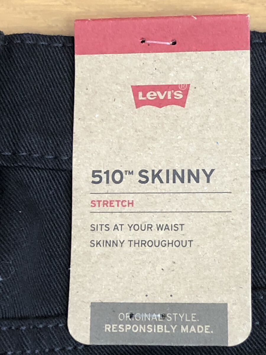 Levi's 510 SKINNY FIT BLACK W33 L32_画像7
