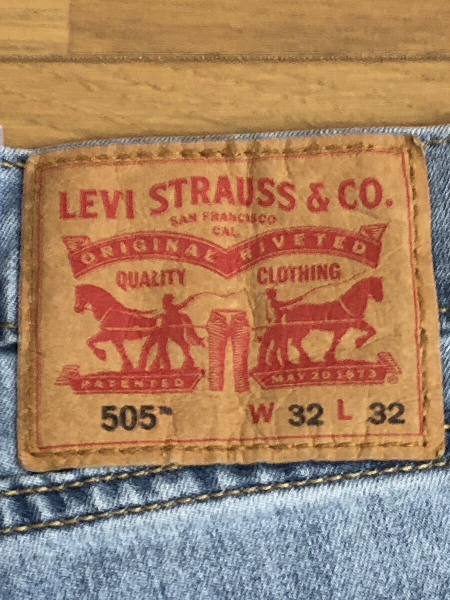 Levi's 505 REGULAR FIT WORN IN LIGHTINDIGO COOL W32 L32