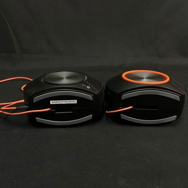 DCc185Y06 動作品 JBL Pebbles パワードスピーカー ペアスピーカー ブラック オーディオ機器の画像6