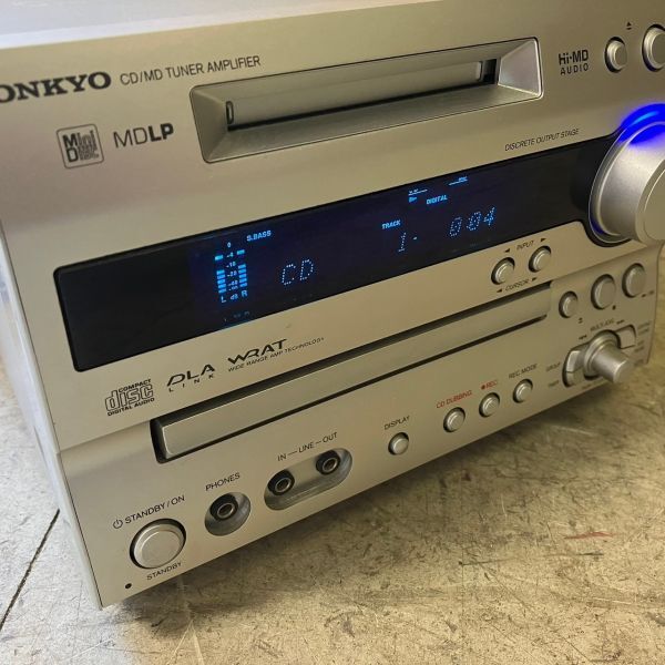 DDb890D10 ONKYO オンキョー FR-N7X CD/MD チューナーアンプ 07年製