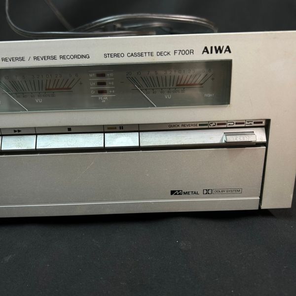 DDc236Y10 AIWA アイワ AD-F700R オートリバース カセットデッキの画像2