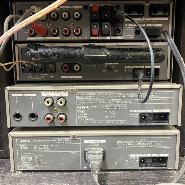 DDe579Y12 AIWA アイワ CB-1 ラジカセ 当時物 アンティーク システムコンポ オーディオ機器