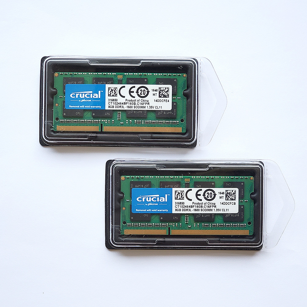 Crucial PC3L-12800S SO-DIMM 16GB(8GB×2枚) DDR3L 1600MHz 1.35V ノートパソコン用_画像1