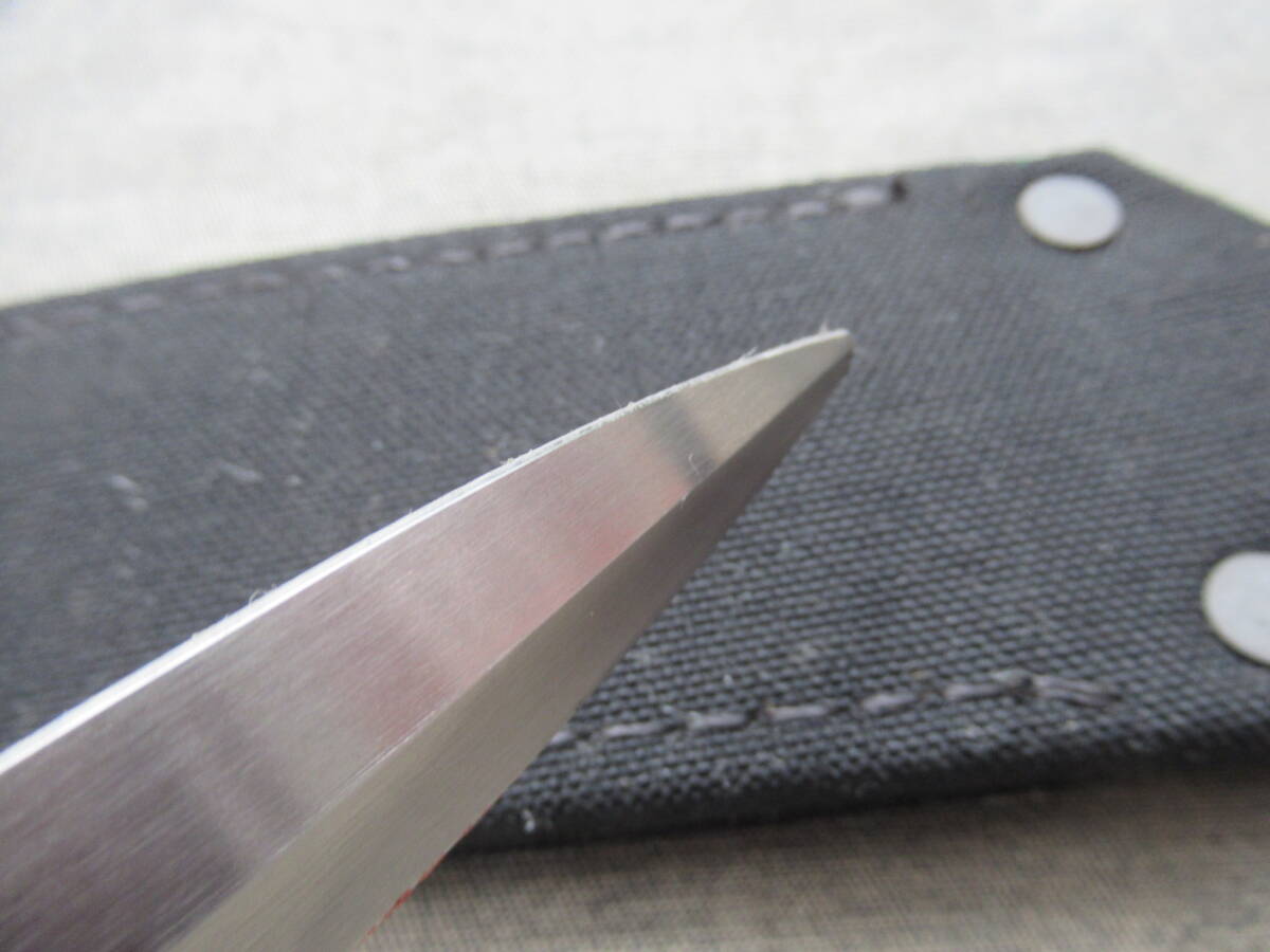 ガーバー マークⅡ ナイフ シースナイフ 片刃に加工済み 先端カット ジャンク の画像4