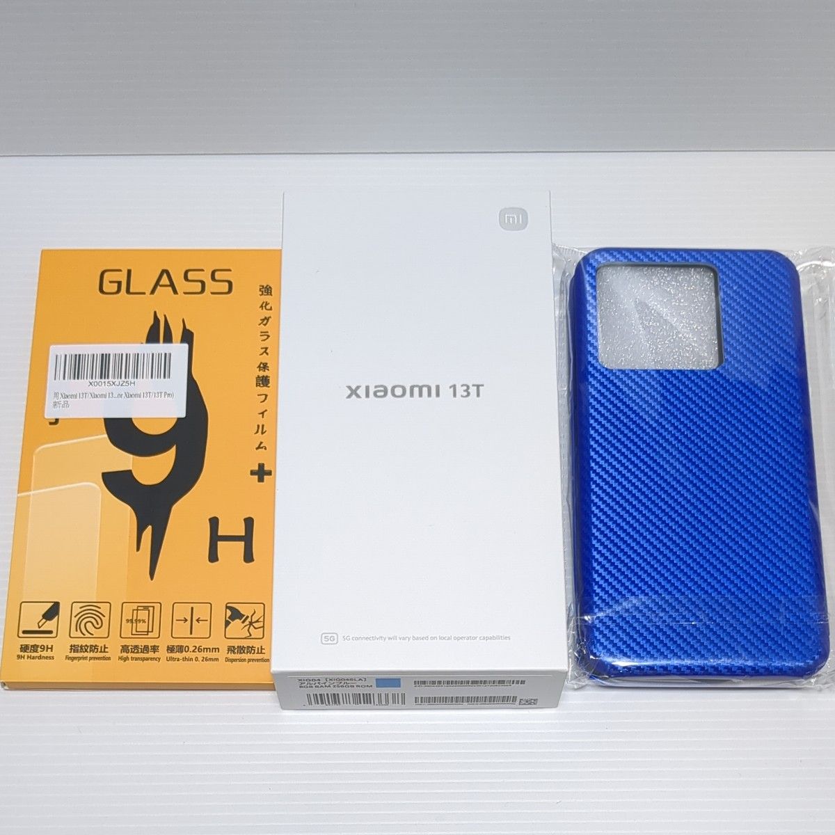 Xiaomi 13T XIG04 256GB au版 アルパインブルー SIMフリー　新品未使用　ケース、液晶・カメラフィルム付