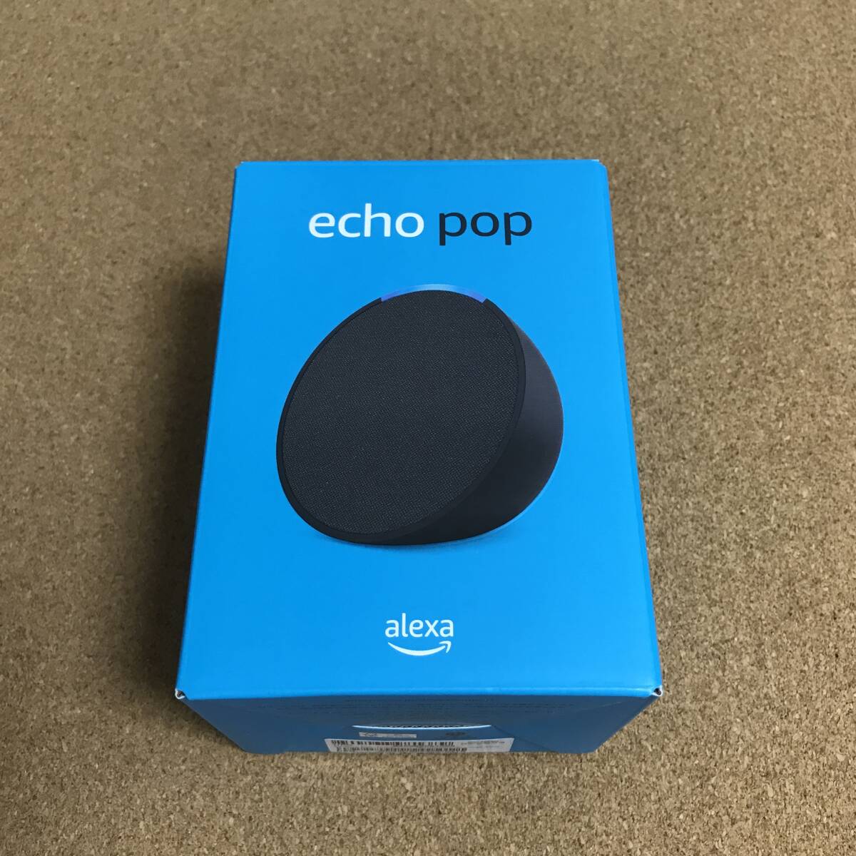 送料無料 新品未開封 Echo Pop (エコーポップ) コンパクトスマートスピーカー with Alexa｜チャコールの画像1